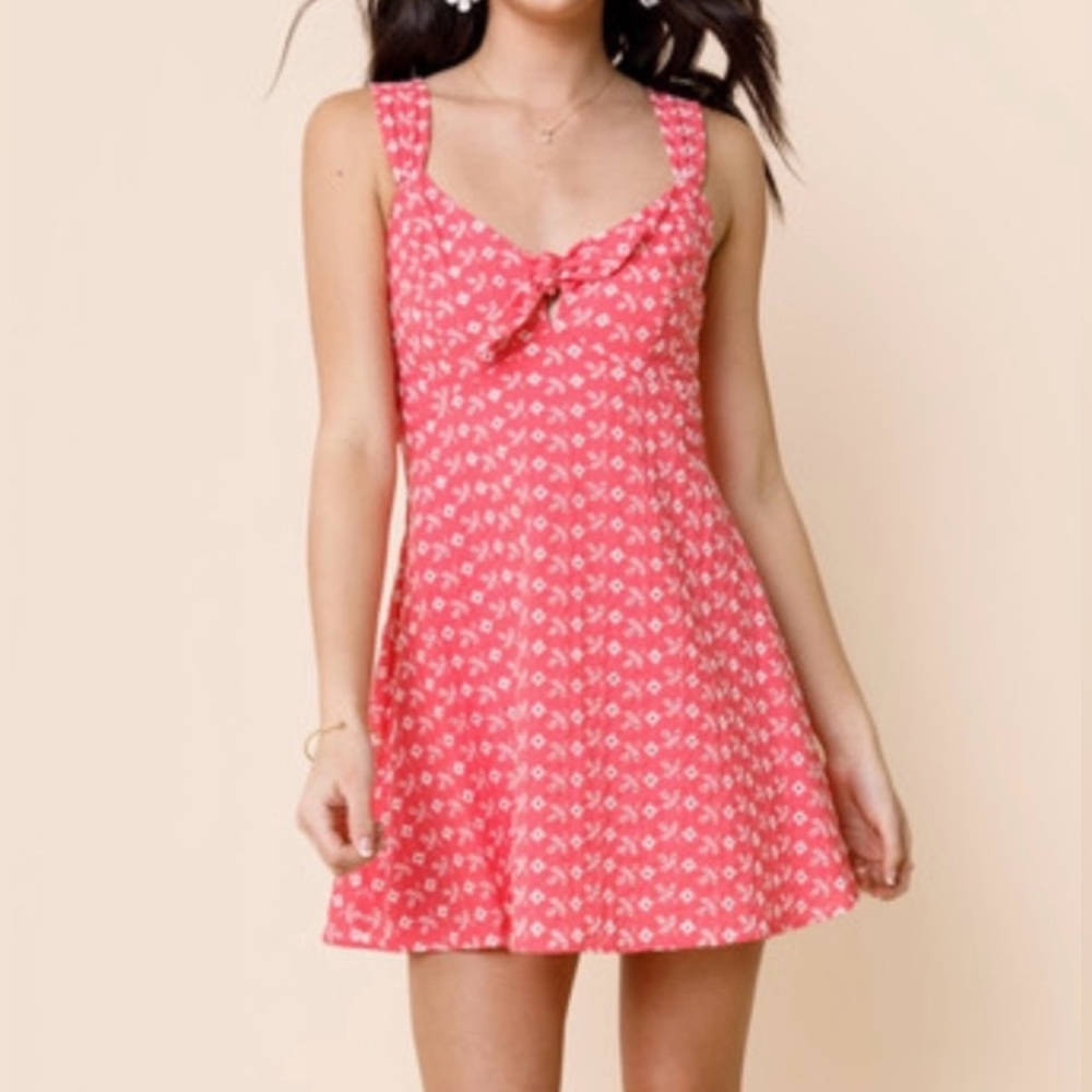 Francesca‘s Coral Mini Dress